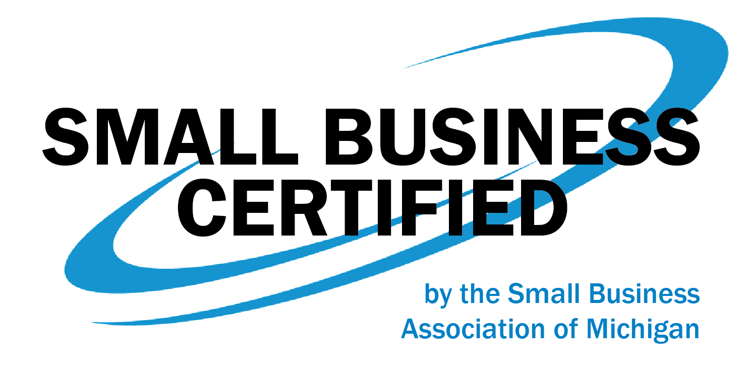 Small Business Certified by the Small Business Association of Michigan